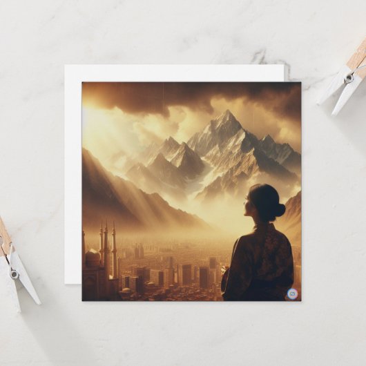 Quelle der Hilfe (Psalm 121:1-2 CSB) Karte (Vorderseite/Rückseite Beispiel)