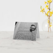 Quelle der Liebe Notecard Karte (Gelbe Blume)