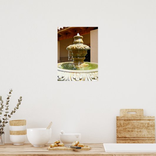 Quelle des Glaubens Poster (Küche)