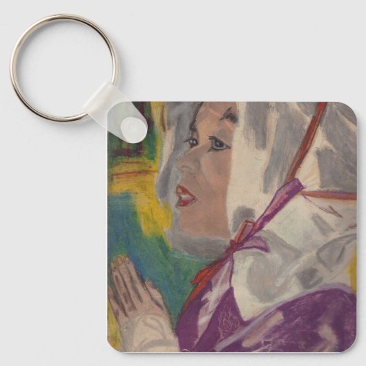 QUELLE DES STÄRKEN Schlüsselanhängers Schlüsselanhänger (Vorderseite)