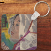 QUELLE DES STÄRKEN Schlüsselanhängers Schlüsselanhänger (Rückseite)