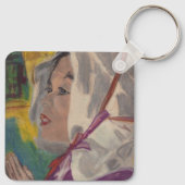 QUELLE DES STÄRKEN Schlüsselanhängers Schlüsselanhänger (Rückseite)