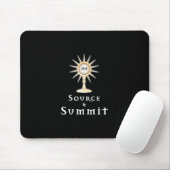 Quelle und Gipfel: Heiliger Eucharist Mousepad (Mit Mouse)