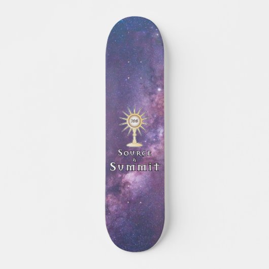 Quelle und Gipfel: Skateboard der Heiligen Euchari (Vorne)