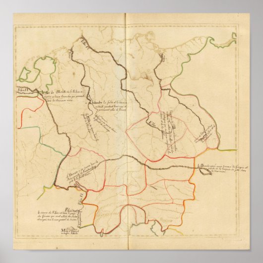 Quellen deutscher Flüsse Poster (Vorne)