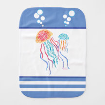 Quellyfish Burp Cloth