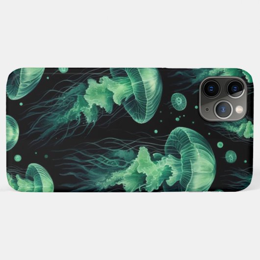 Quellyfish Glow Case-Mate iPhone Hülle (Rückseite (Horizontal))