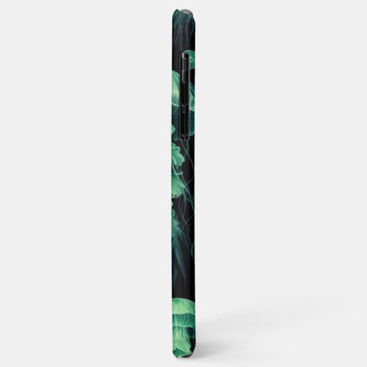 Quellyfish Glow Case-Mate iPhone Hülle (Hinten/Links)