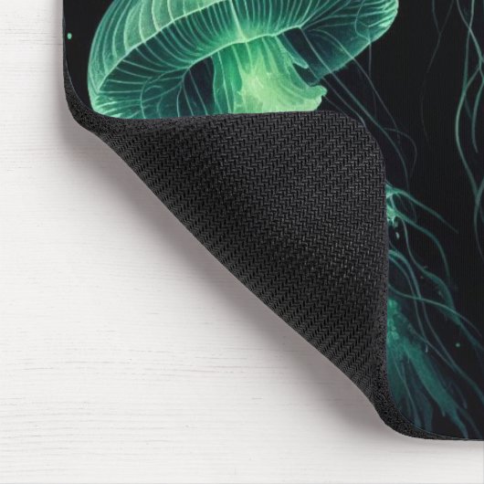 Quellyfish Glow Mousepad (Ecke)