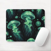 Quellyfish Glow Mousepad (Mit Mouse)