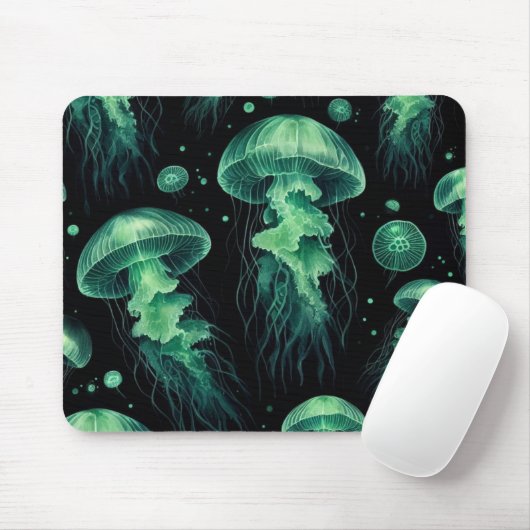 Quellyfish Glow Mousepad (Mit Mouse)
