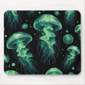 Quellyfish Glow Mousepad (Vorne)