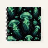 Quellyfish Glow Notizblock (Vorderseite)