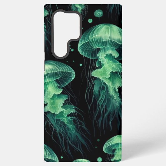 Quellyfish Glow Samsung Galaxy Hülle (Rückseite)