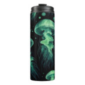 Quellyfish Glow Thermosbecher (Vorderseite)