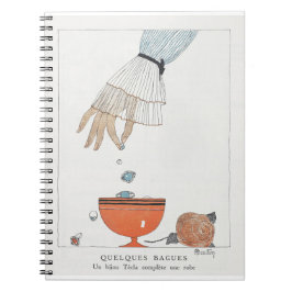 Quelques Bague fashion plate by Charles Martin Notizblock