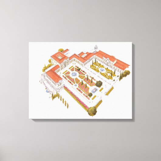 Queluz National Palace. Lissabon Portugal Leinwanddruck (Vorderseite)