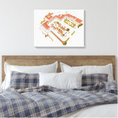 Queluz National Palace. Lissabon Portugal Leinwanddruck (Insitu (Schlafzimmer))