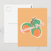 Quenepas Spanische Limes Frucht Handgezeichnet Postkarte (Vorne/Hinten)