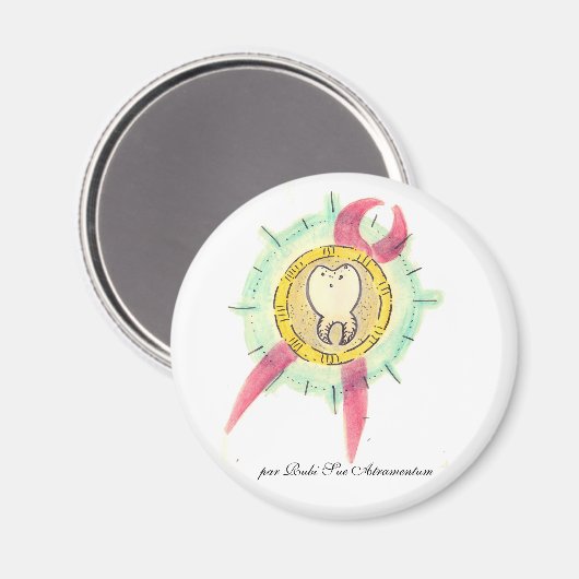 Quenotte Magnet (Vorderseite/Rückseite)