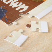 Quenstown, Neuseeland ~ Vintage Travel Puzzle (Seite)