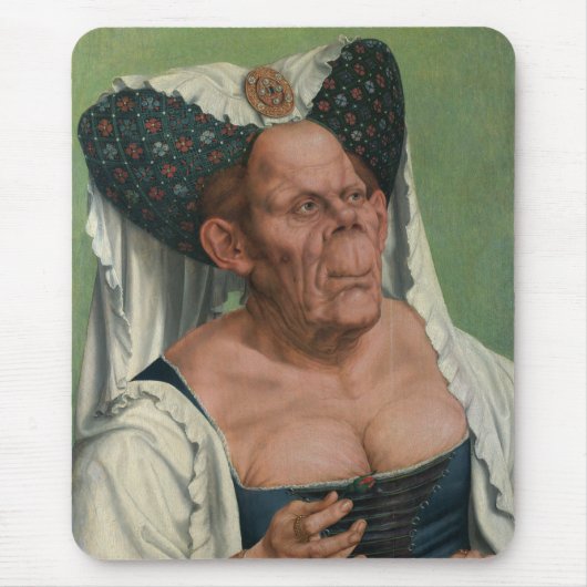 Quentin Massys, die hässliche Herzogin, Ca 1525 Mousepad (Vorne)