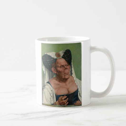 Quentin Massys - eine groteske alte Frau, 1515 Kaffeetasse (Rechts)