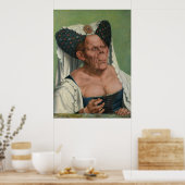 Quentin Massys - Eine Groteske Alte Frau, 1515 Poster (Küche)