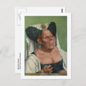 Quentin Massys - Eine Groteske Alte Frau, 1515 Postkarte (Vorne/Hinten)