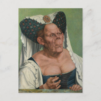 Quentin Massys, The Ugly Duchess, ca. 1525 Postkarte