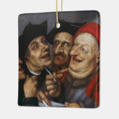 Quentin Matsys - Der Kaufvertrag Keramikornament (Links)