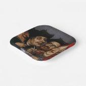 Quentin Matsys - Der Kaufvertrag Pappteller (Gewinkelt)