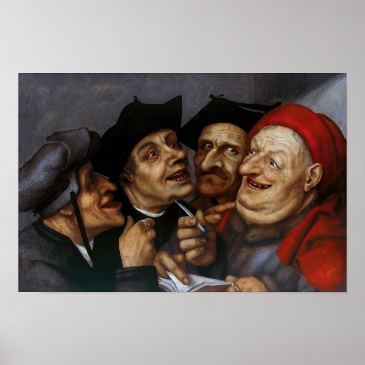 Quentin Matsys - Der Kaufvertrag Poster (Vorne)