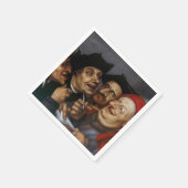 Quentin Matsys - Der Kaufvertrag Serviette (Ecke)