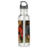 Quentin Matsys - Der Moneylender und seine Ehefrau Edelstahlflasche (Rückseite)