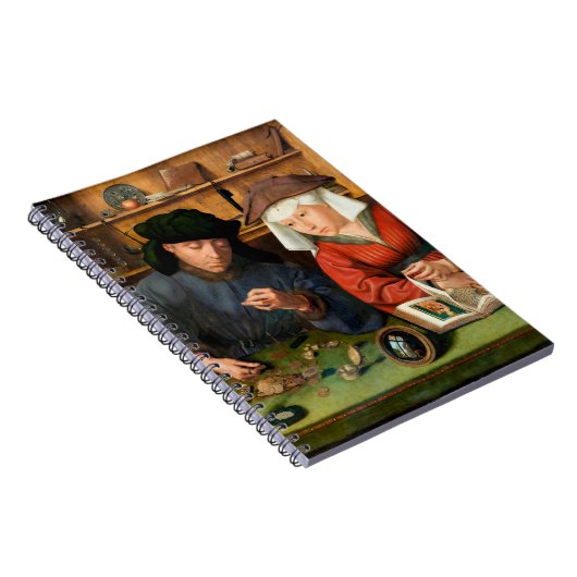 Quentin Matsys - Der Moneylender und seine Ehefrau Notizblock (Rechte Seite)
