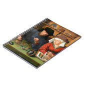 Quentin Matsys - Der Moneylender und seine Ehefrau Notizblock (Linke Seite)