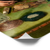 Quentin Matsys - Der Moneylender und seine Ehefrau Poster (Ecke)