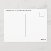 Quentin Matsys - Der Moneylender und seine Ehefrau Postkarte (Rückseite)