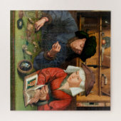 Quentin Matsys - Der Moneylender und seine Ehefrau Puzzle (Horizontal)