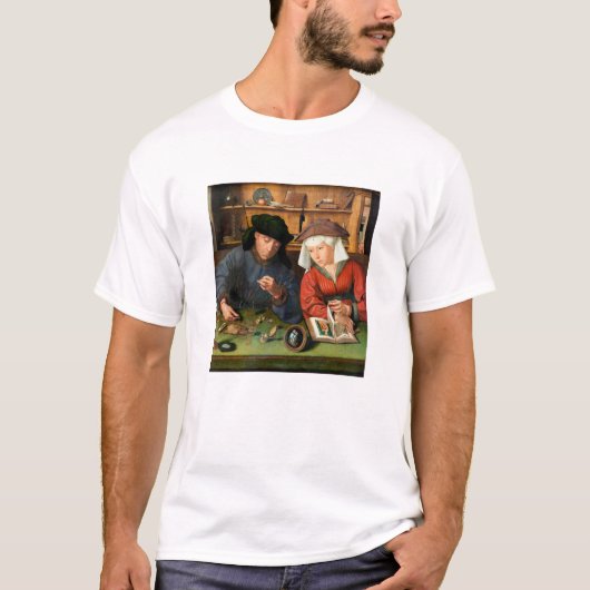 Quentin Matsys - Der Moneylender und seine Ehefrau T-Shirt (Vorderseite)