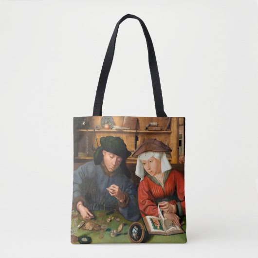 Quentin Matsys - Der Moneylender und seine Ehefrau Tasche (Vorderseite)