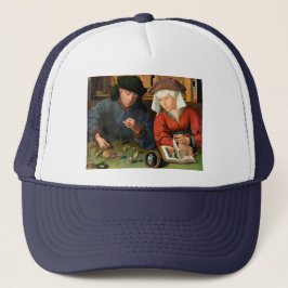 Quentin Matsys - Der Moneylender und seine Ehefrau Truckerkappe