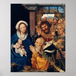 Quentin Matsys - Die Anbetung der Könige Poster