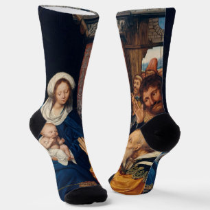 Quentin Matsys - Die Anbetung der Könige Socken