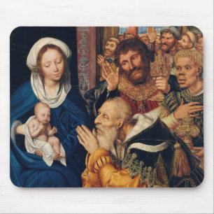 Quentin Matsys - Die Anbetung der Magier Mousepad