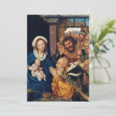 Quentin Matsys - Die Verehrung der Magi Einladung (Stehend Vorderseite)