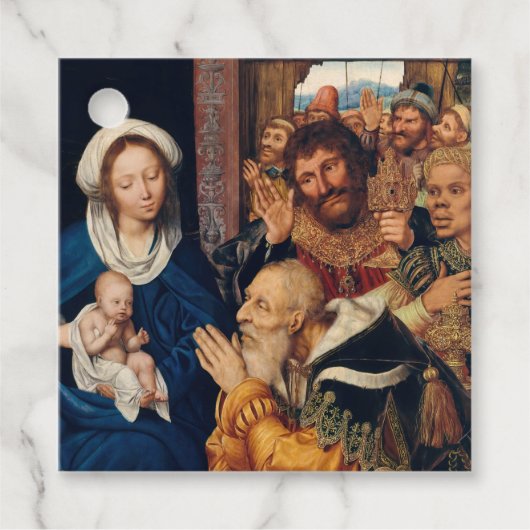 Quentin Matsys - Die Verehrung der Magi Geschenkanhänger (Vorderseite)