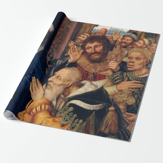 Quentin Matsys - Die Verehrung der Magi Geschenkpapier (Ungerollt)