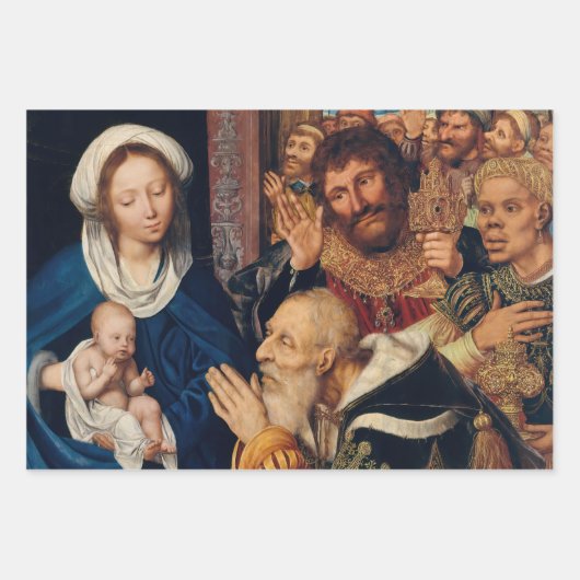 Quentin Matsys - Die Verehrung der Magi Geschenkpapier Set (Vorderseite 2)